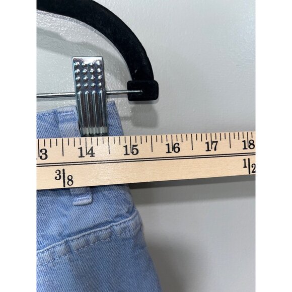 Zara Women's Wide Legged Jeans Size 6 light Blue - Picture 3 of 9